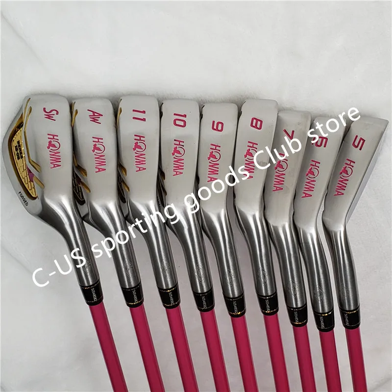 Женские клюшки для гольфа полный набор Honma Bere S-06 4 звезды наборы гольф-клуба Драйвер+ Фарватер+ клюшка для гольфа+ клюшка(13 шт