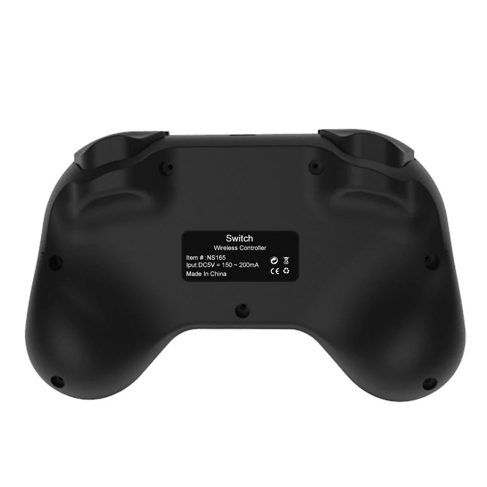 Черный N-Switch беспроводной джойстик Нинтендо переключатель NFC bluetooth-соединение Joy-игра с палочками двойной двигатель с поддержкой Viberation Kinect - Цвет: Черный