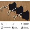 3pc Fogging Cloth Face Mask With Nose Wire Adjustable Earloops Masken Women Men Cotton Cloth Facial Mask Comfortable Pm2.5 Mask 3