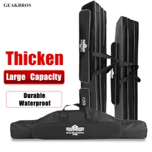 2/3 слойная Рыболовная Сумка, переноска для удочки, водонепроницаемая, Оксфорд, рыболовная удочка, инструмент 90/110/125 см, чехол для хранения рыболовных снастей, Органайзер