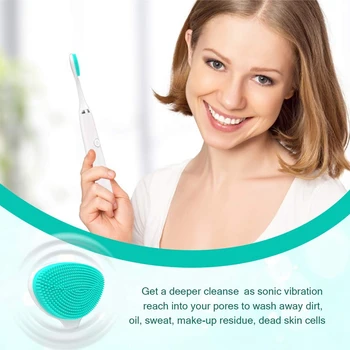 

Facial Brush Head For Philip Sonicare Essence DiamondClean Electric Toothbrush Head Silicone Facial Cleansing Brush