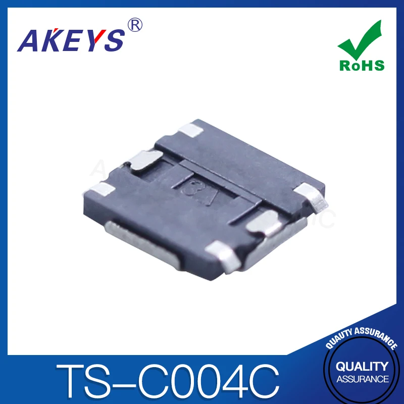 TS-C004C 4 * 4 four pin wrapped U-type light touch switch 5.2 * 5.2 waterproof accessories key connector