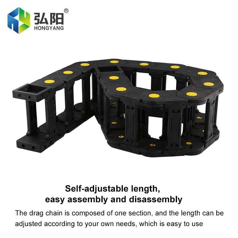 Plastic Drag Chain Bridge Non-Open End Connector Drag Chain Rack For Cnc Milling Machine Tool Drive