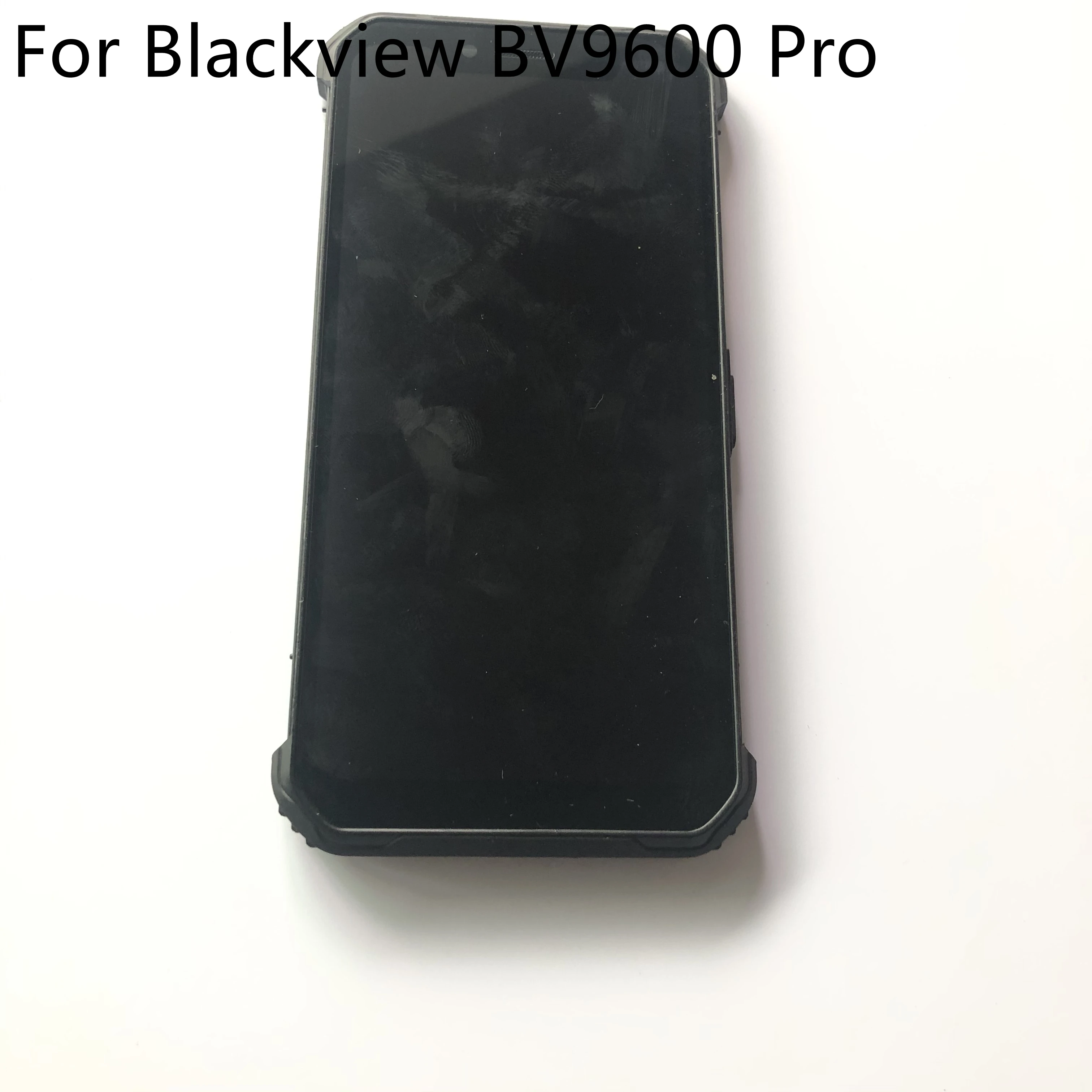 Оригинальный б/у ЖК-экран + сенсорный экран рамка для смартфона Blackview BV9600 Pro MT6771 Octa