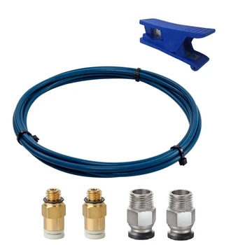 

PTFE Bowden Tube (2M) XS Series Is Suitable for 1.75 mm Filament, with Pipe Cutter+Pneumatic Fittings+Metal Teeth+Clamp