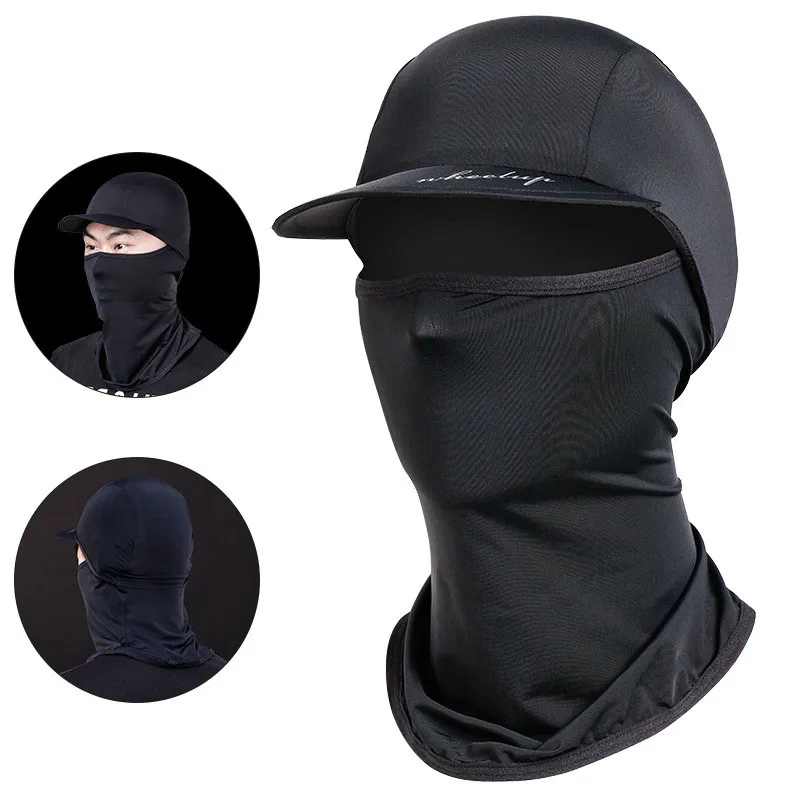 Вискоза непроницаемый для солнечных Headmask Спорт на открытом воздухе шляпа головные уборы маска для лица Спорт на открытом воздухе для верховой езды практичное оборудование