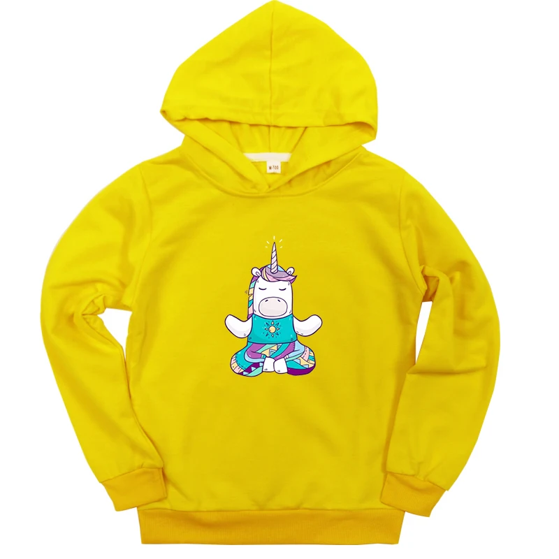 Hoodies 5 Детский свитер с принтом единорога; толстовка с капюшоном; детские толстовки; пуловер с длинными рукавами; повседневная детская одежда; Moletom Infantil - Цвет: Hoodies 5