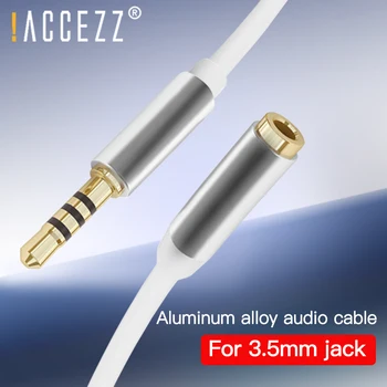 

!ACCEZZ 1m/2m/3m AUX Cable Jack 3.5mm Audio Extension Cable 3.5Male to Female Stereo For iPhone Xiaomi Players AUX Extender Cord