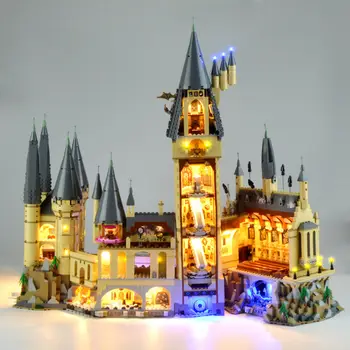 

DIY Light Bricks for Magic Academy Castle 71043 Building Block NOT Include The Castle Model Only LED Lighting