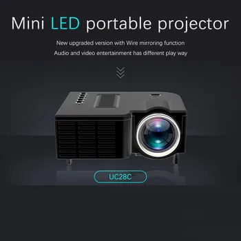 

Smart Home LED Portable Home Video Projector Support HD1080P For Outdoor Movie Home Media Player Portable Beamer 5.19 VA cable