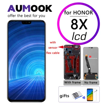 

6.5 inch LCD for Huawei Honor 8X Display Touch Screen Digitizer Assembly for LCD Screen With Frame replacement Free Gifts