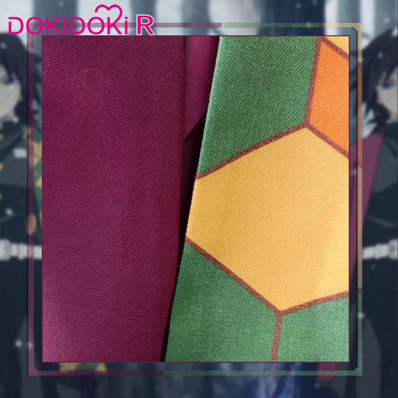 DokiDoki-R аниме косплей демона убийца: Kimetsu no Yaiba Tomioka Giyuu костюм Мужчины кимоно Kimetsu no Yaiba Косплей Костюм Аниме