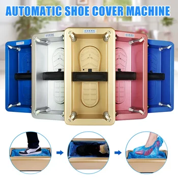 

Automatic Shoe Cover Dispenser Disposable Shoe Covers Machine for Home Office DTT88