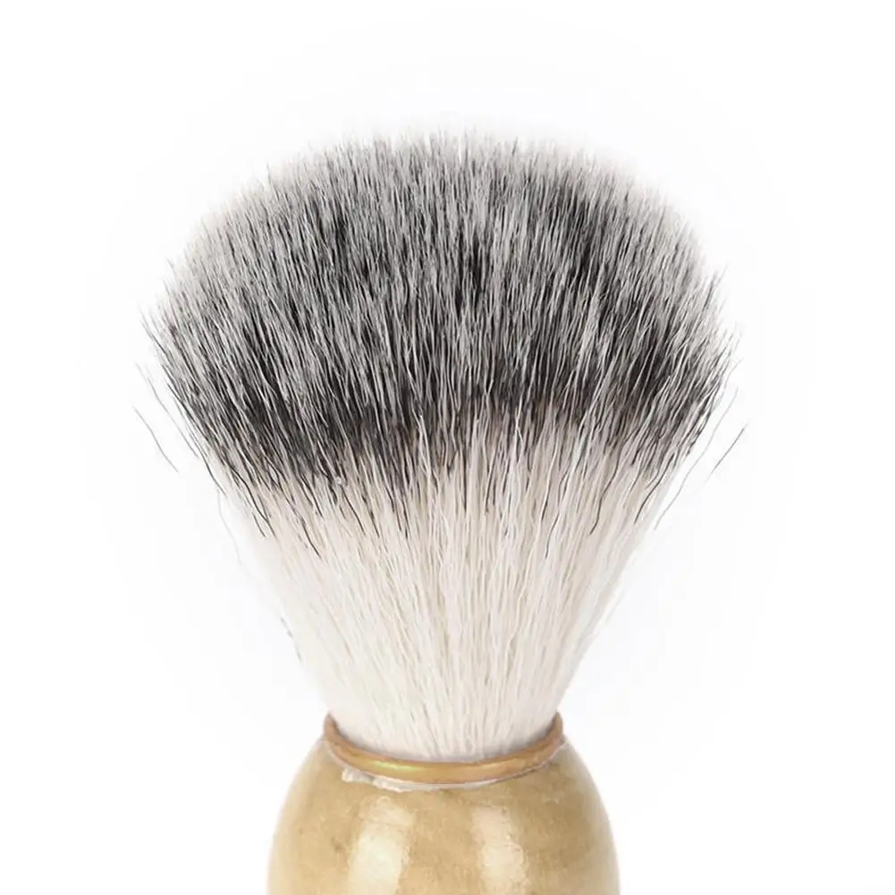 Badger Hair Men's Shaving Beard Brush Salon Men Facial Beard Cleaning Appliance Shave Tool Razor Soft Brush With Wood Handle