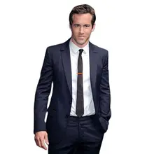 

2022 New Fashion Wedding Men Suits Tuxedos Black Notched Lapel Two Buttons Bridegroom High Quality 2 Pieces Slim Fit Formal Wear