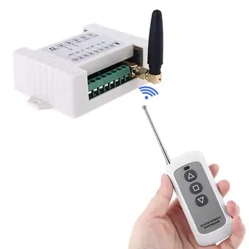 

DC12V-48V 3CH Wireless Remote Control Switch RF Relay Receiver Module Controller for Electric Gate Door Window