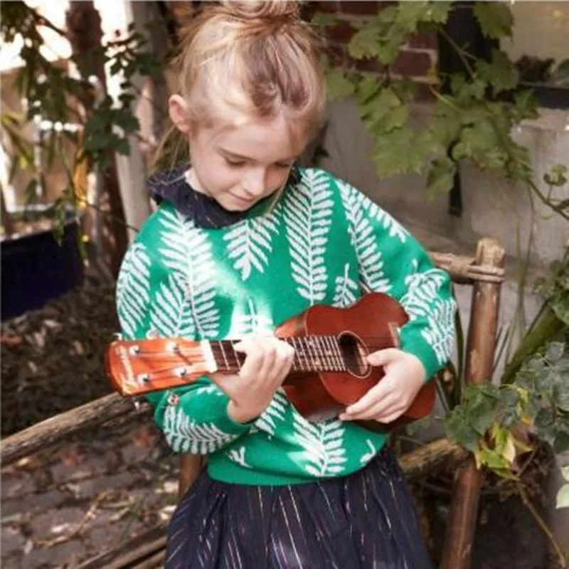 BOBOZONE/свитер с листьями для маленьких мальчиков и девочек