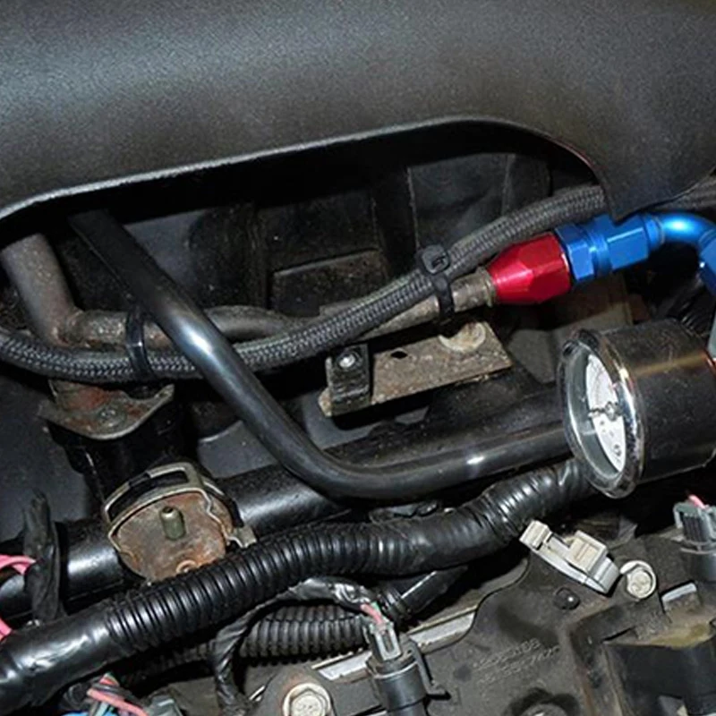 An8 высокое Давление топливный регулятор W/Boost-8An 8/8/6 Efi топлива Давление регулятор с манометром Wlr7855