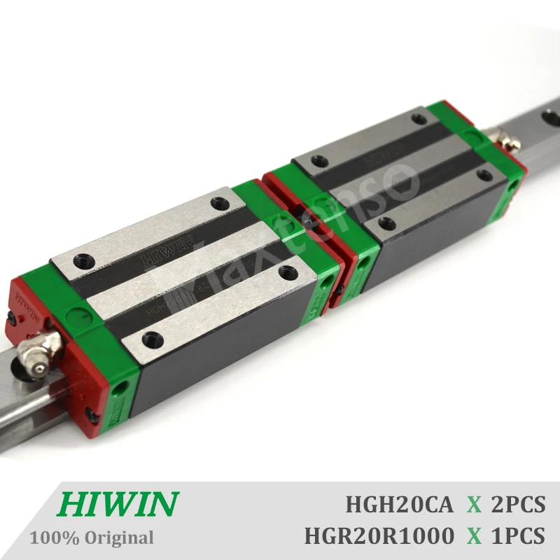 

HIWIN HGH20CA 1000mm Linear Guideways Blocks Carriage HGR20 Linear Guide Rail CNC Machine Parts High Precision Accessorie Premie