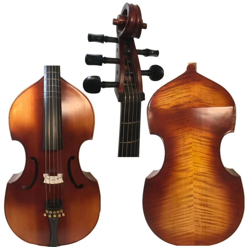 Gaya Barok Lagu Maestro Bass 5 String 27 "Viola Da Gamba dengan Fret