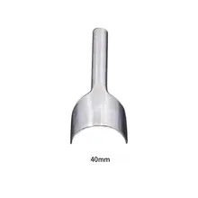 5-50 мм полукруг ручной работы кожаный инструмент круглое филе в форме ремня Удар C-пуансон в форме хвостовой резки DIY кожаный режущий инструмент