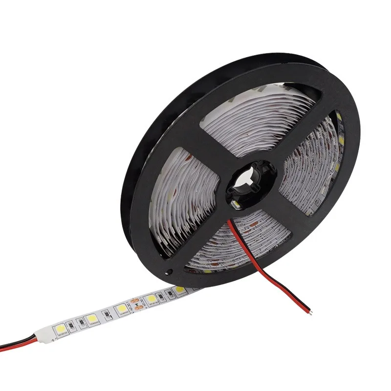 5 м Светодиодная лента SMD5050 чип светильник DC 12 В белый теплый холодный RGB 60