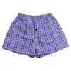Men's Cotton Arrow Boxers Casual Plaid Print Elastic Waist Underwear Summer Loose Breathable Beach Pants Boxers Shorts 2021 Hot 5