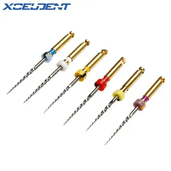 

6pc Dental Files Parts Rotary Needle Accessories Files Endodontic Files Use for Root Canal Cleaning Dentistry Material
