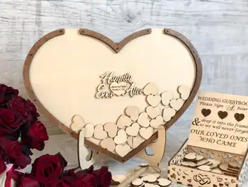 

Unique Wedding Sign Guest Book Wedding Message Box Drop-down Box Drop Top Guest Book Guest Book Heart Unique Wedding Sign