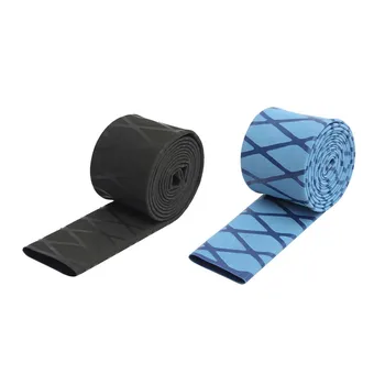 

2 Pieces 15mm Non Slip Textured X-Tube Heat Shrink Wrap Tubing Fishing Rod Handle Wrap Grip Fishing Rod Accessories