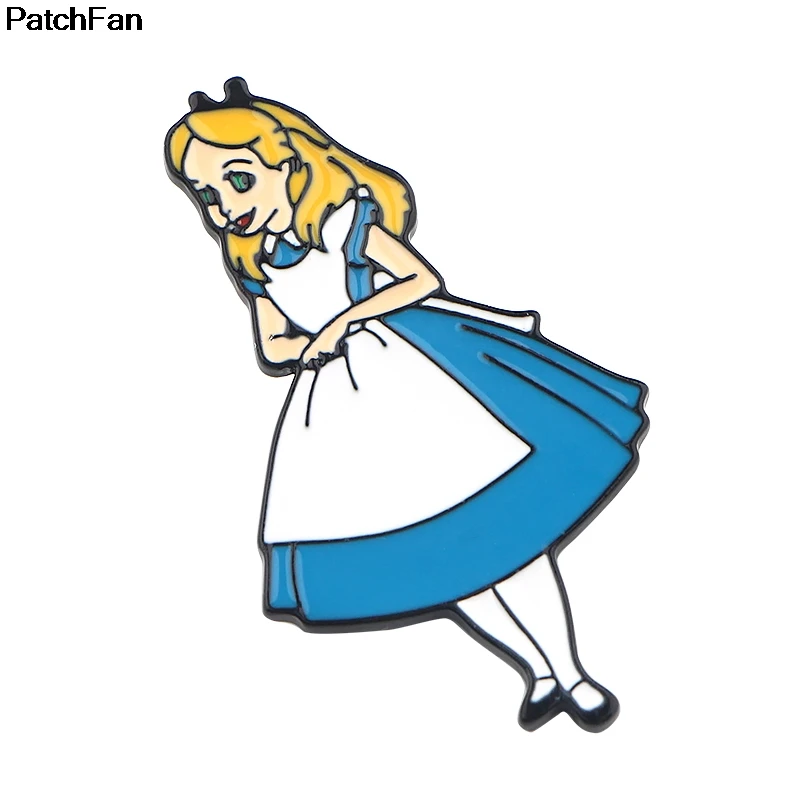 A2609 Patchfan модные популярные забавные очаровательные милые Мультяшные булавки для детей, мужчин, женщин, броши, аксессуары для одежды, ювелирные изделия, значки