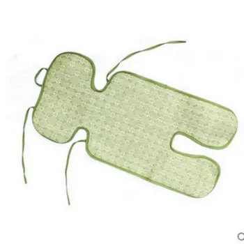 

5-Point Baby Stroller Mat Summer Sleeping Mat Stroller Flax Straw Mat Buggy Cool Pad Rattan Mat Dining Chair Summer Sleeping Mat
