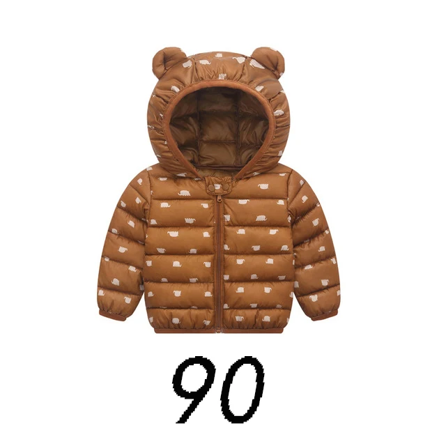 Medoboo Baby Winter Warm Coat Girls Boys Child Jacket Baby Clothes Newborns Coveralls Snowsuit Hooded Jacket Coat Tops Outerwear - Цвет: ME0201-Y90
