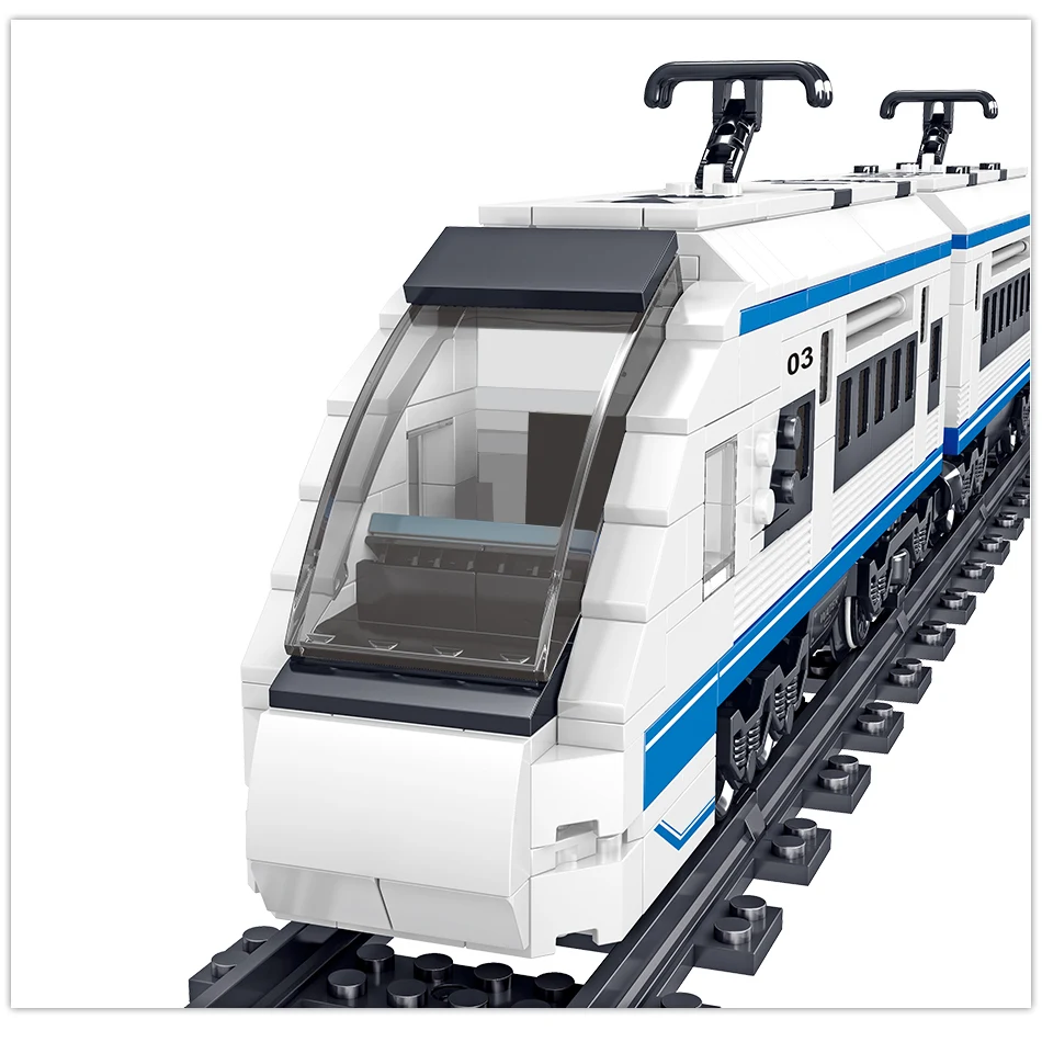 Elétrica de Alta Blocos de Construção Brinquedo para o Menino Pces Cidade Harmonia Velocidade Ferroviário Controle Remoto Train Track rc Técnica Carro Tijolo 941 9 High Quality Brinquedos e hobbies