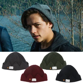 

Riverdale Jughead Jones Beanie Hat Topic Exclusive Crown Unisex Adult Man Knitted Cap Movie Anime Cosplay Winter Bonnet Gift