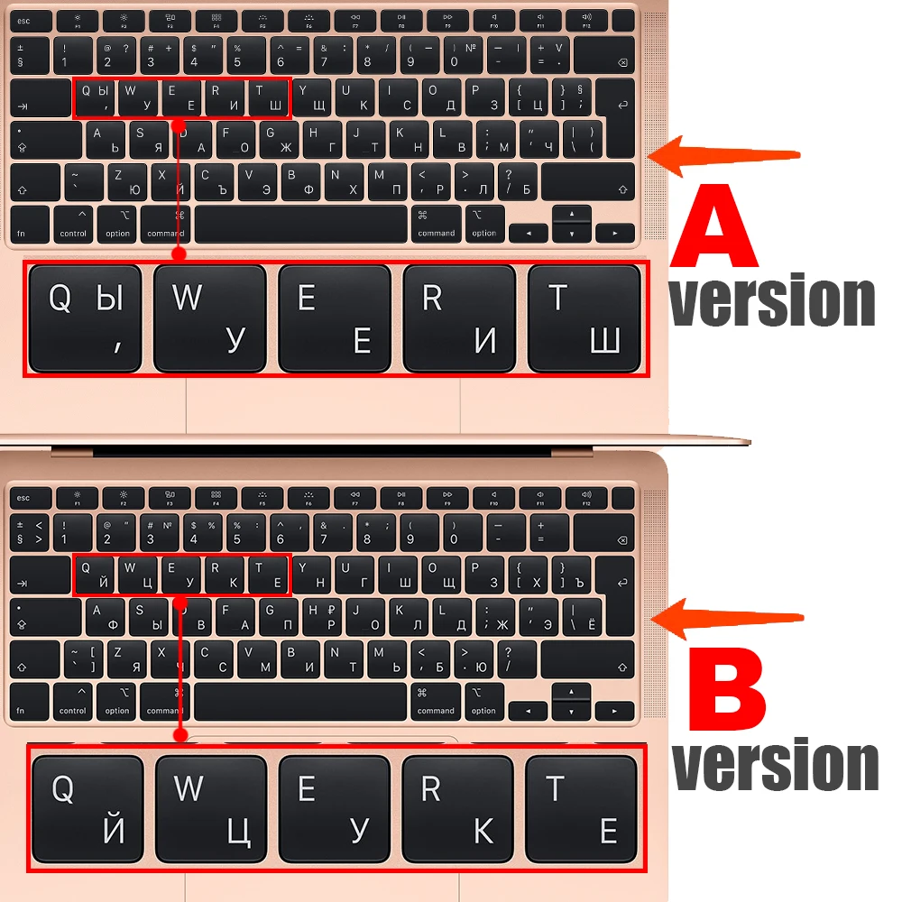 Russian Laptop Keyboard cover For macbook Air 13 2020 protective film  New Air13.3 A2179 silicone keyboard cover  Spanish Korea