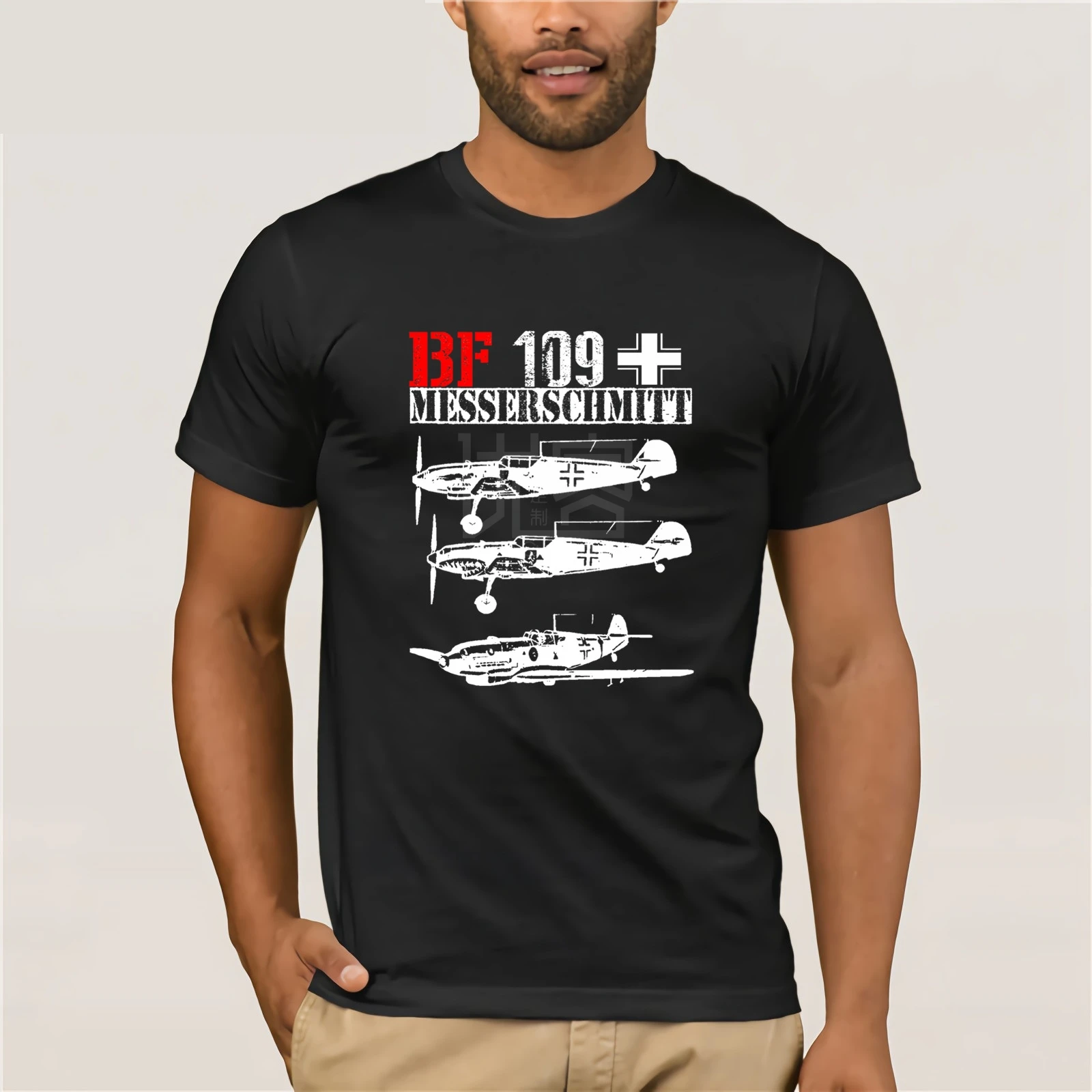 2018 New Arrival men's Fashion Messerschmitt Bf 109 Germany Wwii - Amazing Graphic tshirt- s-m-l-xl-xxl Print T Shirts Men | Мужская