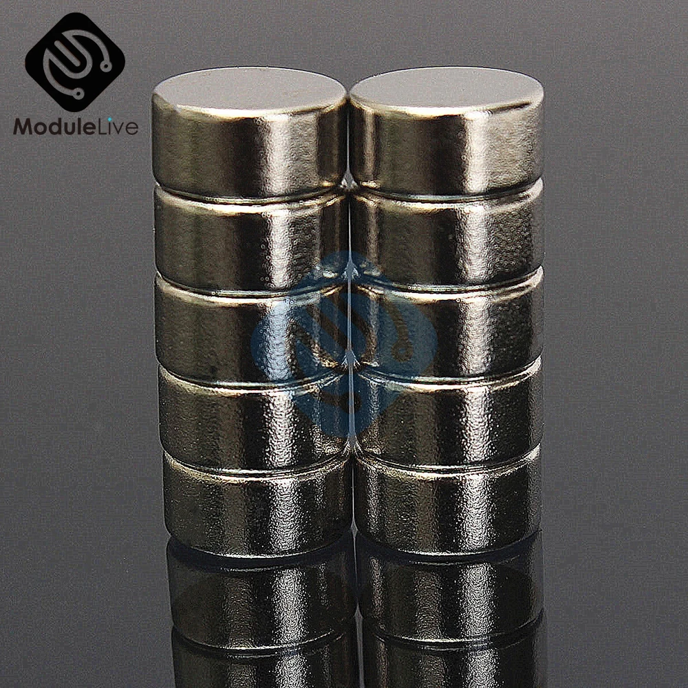 10PCS N52 Neodymium Magnet 10x5mm 10*5 mm Permanent NdFeB Small Tiny Mini Super Powerful Strongest Magnetic Round Magnet Tools