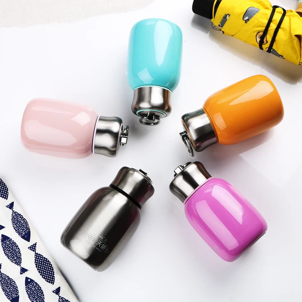 200ML Mini Cute Stainless Steel Drink Water Bottle Thermocup Thermoses Cups Cute Thermo Coffee Vacuum Flasks Thermos
