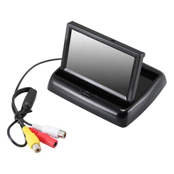 

4.3 Inch Two Way Input Reverse Display TFT LCD Practical Rear View Professional Wireless Foldable Durable Car Monitor Universal