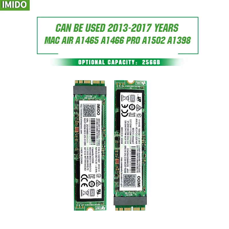 Новый 256 ГБ SSD для Macbook Air 2013 2014 2015 A1465 A1466 imac PRO a1425 A1502 A1398mini твердотельный