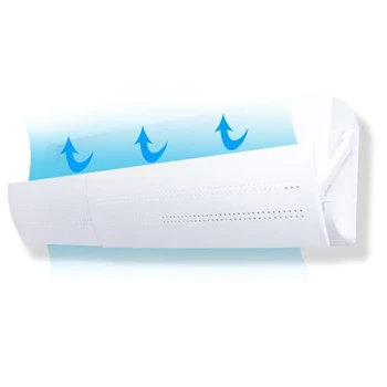 

Air Conditioning Baffle Shield Wind Guide Month Straight Anti-wind Shield New Home Adjustable Air Conditioner Cover Windshield