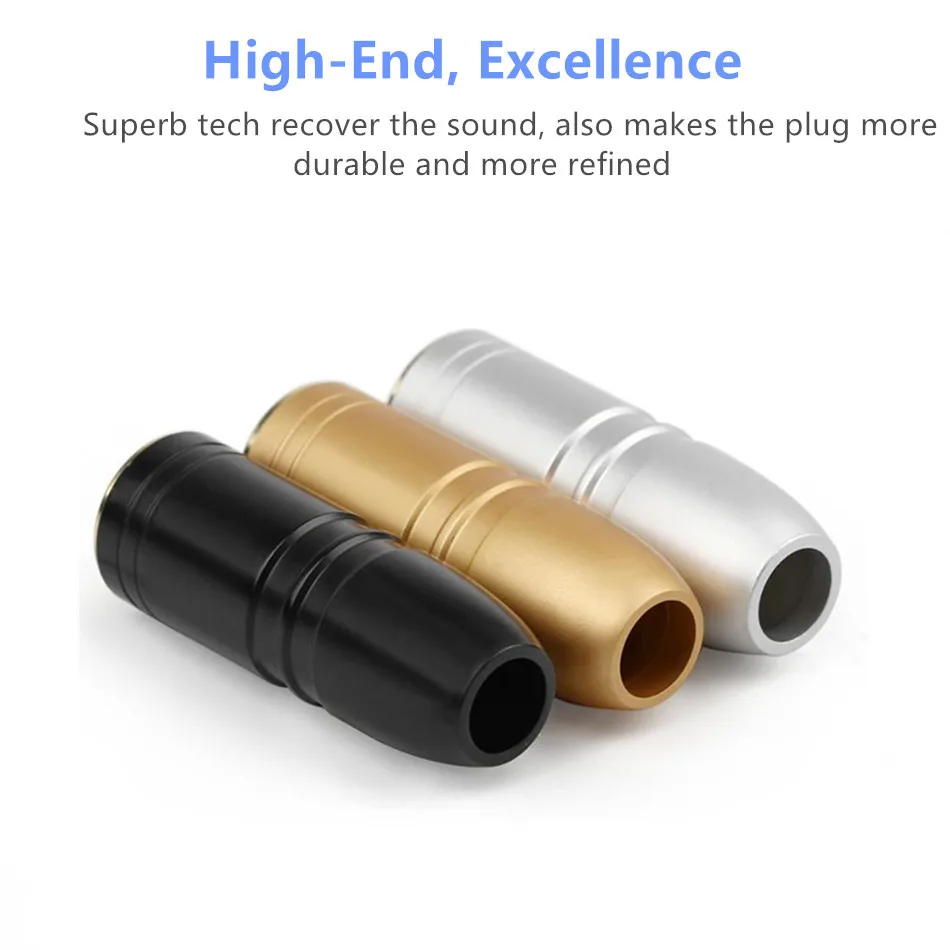 3PCS 4 4mm Jack Speaker Plug 5 Poles Female Balance Earphone Plug Connectors For Headphone Upgrade Cable For NW WM1Z A 6mm ID