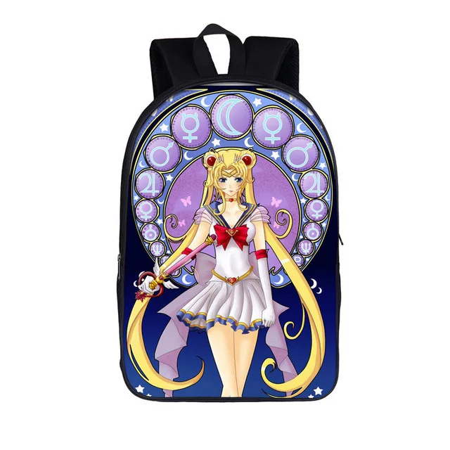 

Cute Cartoon Anime Sailor Moon School Bags for Girls Custom pattern Print Kids Backpacks Kawaii Schoolbag Children bags