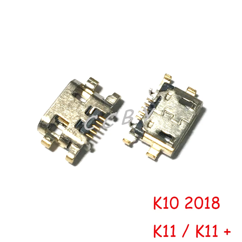 100pcs USB Charging Port Plug Dock Connector Socket For LG K10 2018 Alpha K11+ K11 X410E | Мобильные телефоны и
