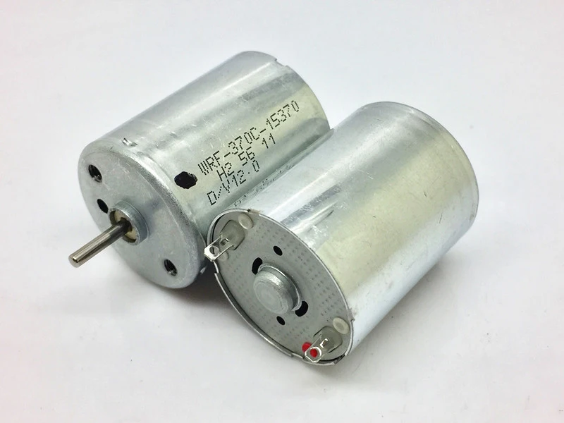 RF-370C-15370 микро круглый 24 мм 370 двигатель постоянного тока 12V Мини-24 мм Электрический Мотор щетки драгоценного металла, сохнущая на воздухе насос Шестерни мотор