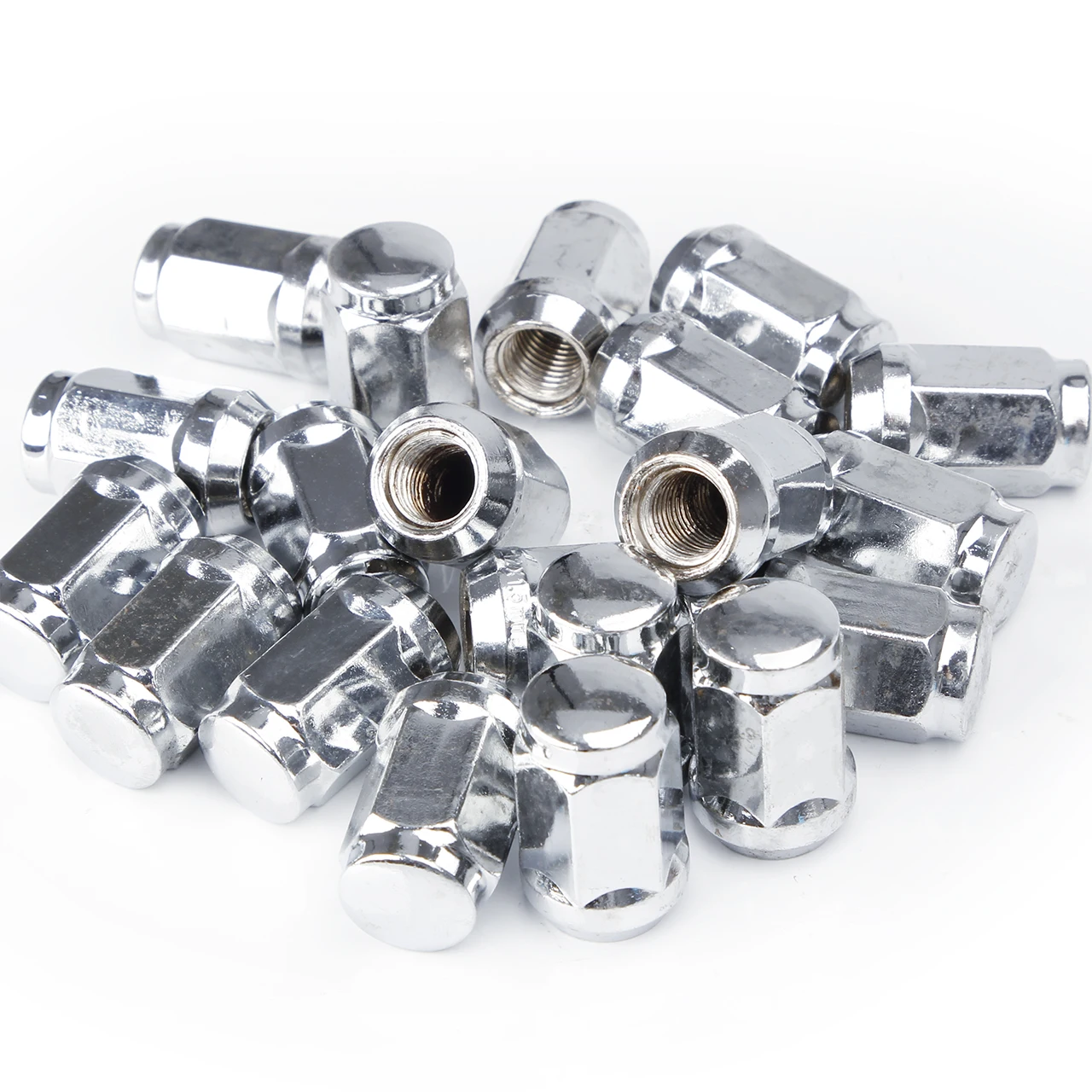 

20PCS Lug Nuts Bulge Acorn 12x1.5 Chrome Wheel Nut For Ford Fusion Focus Escape