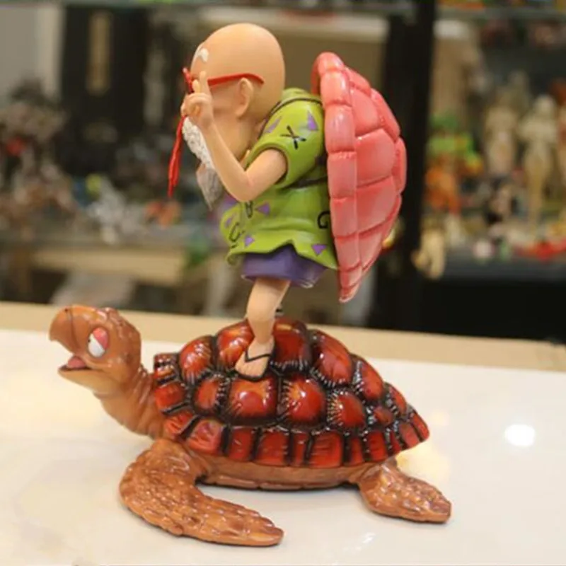 Аниме Dragon Ball Z боевого художника Мастер Роши GK смолы сцены Статуя Фигурка Коллекция Модель игрушки X3517