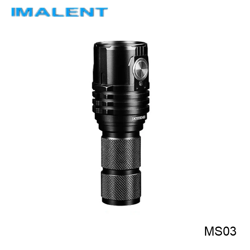 Imalent MS03 Type C перезаряжаемый фонарик с аккумулятором 21700 13000 люмен мощный