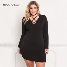 Новинка, Стильное женское платье в европейском и американском стиле, платье большого размера, трикотажное платье с дырочками и длинным рукавом, короткая юбка